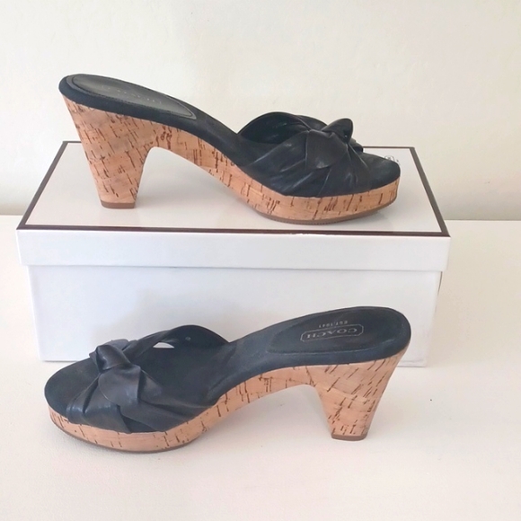 Size 6 black Coach shoes - Picture 3 of 6